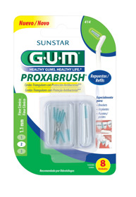 Imagen de GUM INTERDENTAL CONICO FINO REPUESTO 414 1.1mm [8 uni.]