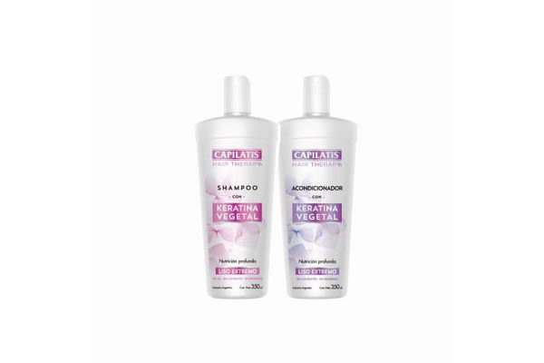 Imagen de CAPILATIS SHAMPOO KERATINA HAIR THERAPY + ACONDICIONADOR PACK (350 + 350 ml)