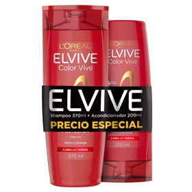 Imagen de ELVIVE SHAMPOO COLORVIVE + ACONDICIONADOR PACK (370 + 200 ml)