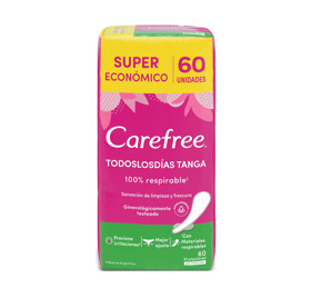Imagen de CAREFREE TODOS LOS DIAS TANGA SIN PERFUME [60 uni.]