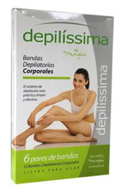 Imagen de DEPILISSIMA BANDAS DEPILATORIAS CORPORALES [12 uni.]