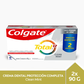 Imagen de COLGATE CR. TOTAL WHITENING PACK [90+90gr]