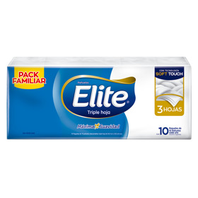Imagen de ELITE PAÑUELOS  PACK SOFT 10pañx10paq [10 uni.]