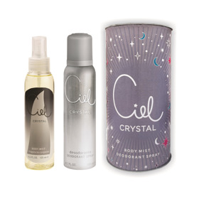 Imagen de CIEL CRYSTAL BODY MIST+DEO AEROSOL ESTUCHE [125+123ml]